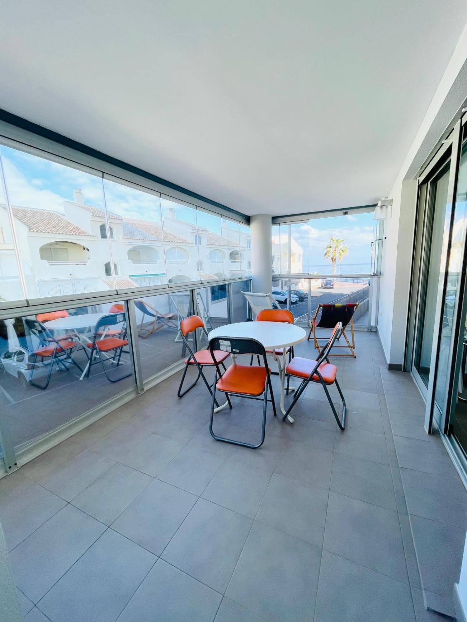 Apartamento Apartamento En Primera Linea Con Vistas A La Playa Ensenada Del Esparto Del Residencial Vina Del Mar La Manga del Mar Menor Exterior foto
