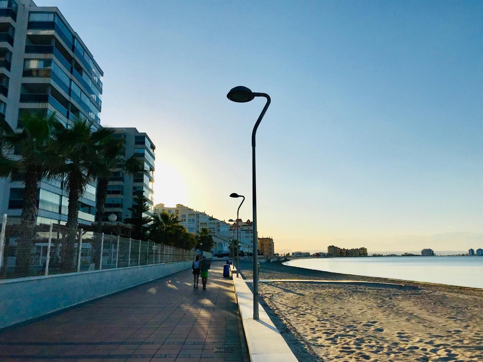 Apartamento Apartamento En Primera Linea Con Vistas A La Playa Ensenada Del Esparto Del Residencial Vina Del Mar La Manga del Mar Menor Exterior foto