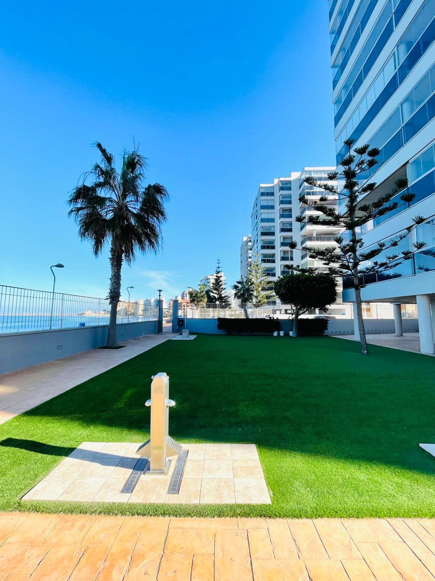 Apartamento Apartamento En Primera Linea Con Vistas A La Playa Ensenada Del Esparto Del Residencial Vina Del Mar La Manga del Mar Menor Exterior foto